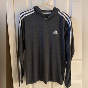 Men’s medium Adidas long sleeve shirt with hood